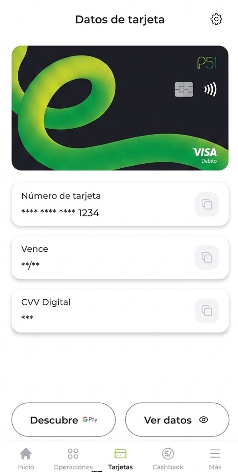 p51 tarjeta
