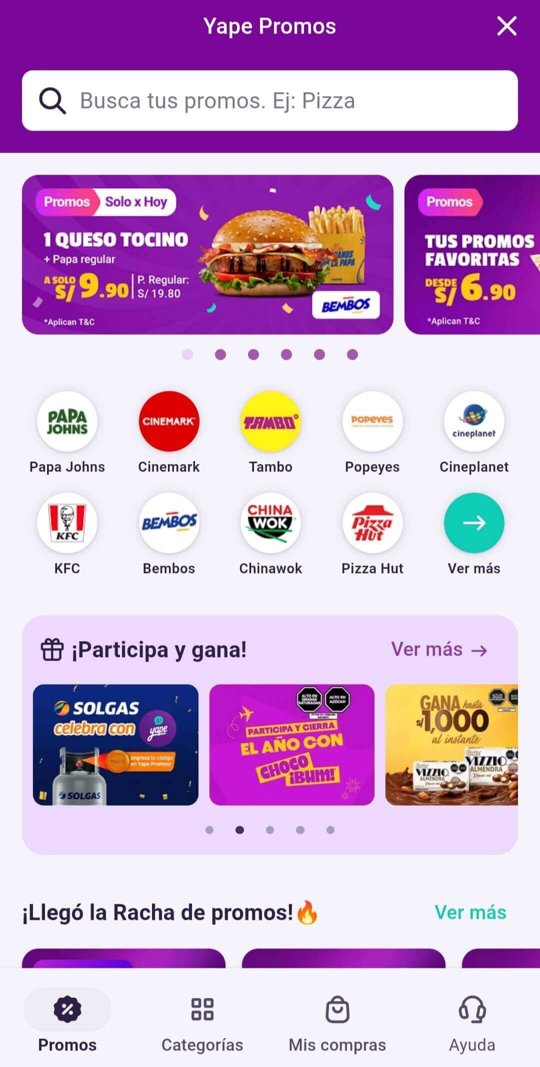 yape promos